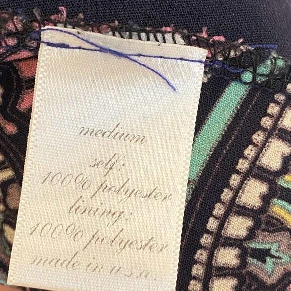 Blue Rain Maxi Dress M Made in USA Boho Paisley Spaghetti Strap Summer - Picture 11 of 12